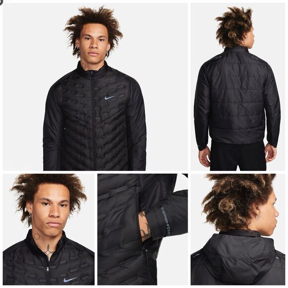 Nike Therma-FIT ADV AeroLoft Repel Down Running Jacket - Picture 1 of 13